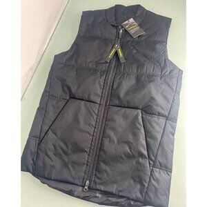 Nike Reversible Golf Jacket Vest Mens Small S Puffer Full Zip Black Lightweight